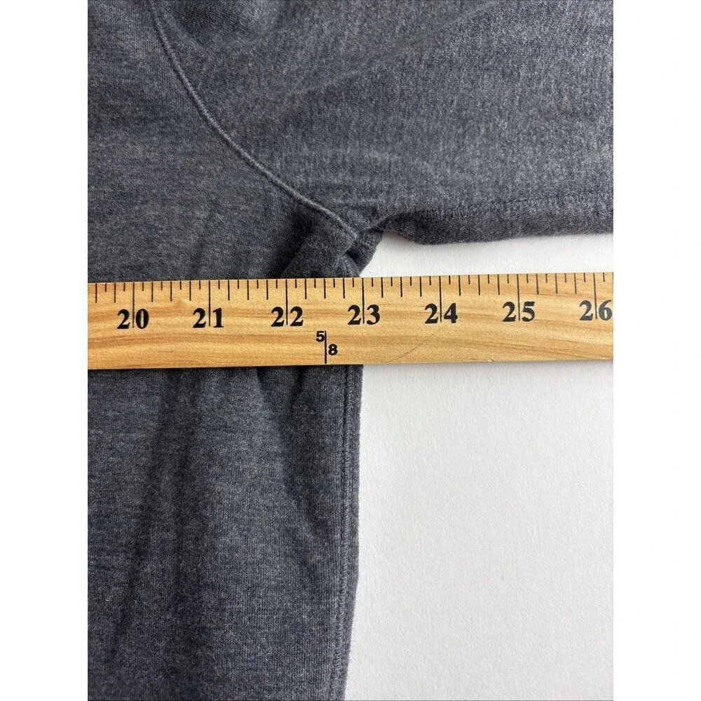 Polo Ralph Lauren Mens Jacket Size Large Gray 1/4 Zip Pullover Long Sleeve Logo